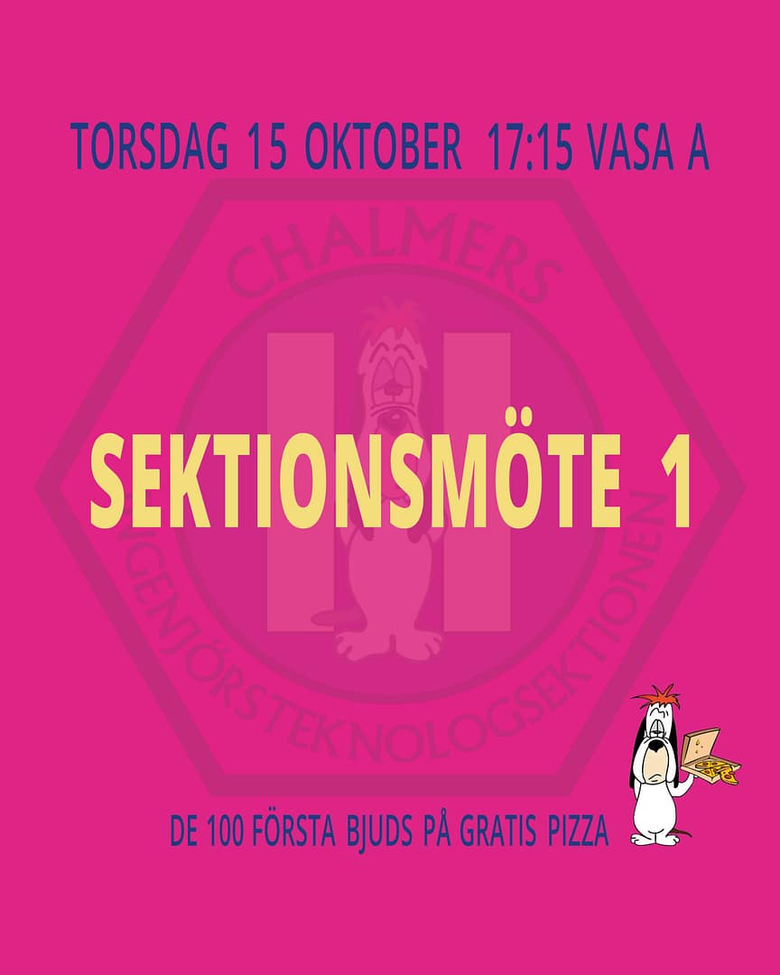 Sektionsmöte 1
